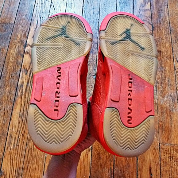 Air Jordan 5 Retro BG Red Suede, Size US M6(Y), W7.5 - Picture 13 of 16